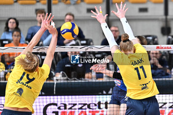 2024-09-20 - Actions of the game and players' images during the match between Prosecco Doc Imoco Conegliano – Igor Gorgonzola Novara match at Courmayeur Sport Center - 20th September 2024, during the Courmayeur Cup 24 - COURMAYEUR CUP - PROSECCO DOC IMOCO CONEGLIANO VS IGOR GORGONZOLA NOVARA - EVENTS - VOLLEYBALL