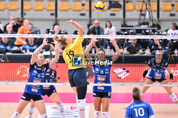 2024-09-20 - Actions of the game and players' images during the match between Prosecco Doc Imoco Conegliano – Igor Gorgonzola Novara match at Courmayeur Sport Center - 20th September 2024, during the Courmayeur Cup 24 - COURMAYEUR CUP - PROSECCO DOC IMOCO CONEGLIANO VS IGOR GORGONZOLA NOVARA - EVENTS - VOLLEYBALL