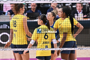 2024-09-20 - Actions of the game and players' images during the match between Prosecco Doc Imoco Conegliano – Igor Gorgonzola Novara match at Courmayeur Sport Center - 20th September 2024, during the Courmayeur Cup 24 - COURMAYEUR CUP - PROSECCO DOC IMOCO CONEGLIANO VS IGOR GORGONZOLA NOVARA - EVENTS - VOLLEYBALL