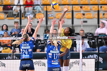 2024-09-20 - Actions of the game and players' images during the match between Prosecco Doc Imoco Conegliano – Igor Gorgonzola Novara match at Courmayeur Sport Center - 20th September 2024, during the Courmayeur Cup 24 - COURMAYEUR CUP - PROSECCO DOC IMOCO CONEGLIANO VS IGOR GORGONZOLA NOVARA - EVENTS - VOLLEYBALL