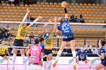 2024-09-20 - Actions of the game and players' images during the match between Prosecco Doc Imoco Conegliano – Igor Gorgonzola Novara match at Courmayeur Sport Center - 20th September 2024, during the Courmayeur Cup 24 - COURMAYEUR CUP - PROSECCO DOC IMOCO CONEGLIANO VS IGOR GORGONZOLA NOVARA - EVENTS - VOLLEYBALL