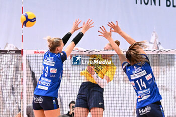 2024-09-20 - Actions of the game and players' images during the match between Prosecco Doc Imoco Conegliano – Igor Gorgonzola Novara match at Courmayeur Sport Center - 20th September 2024, during the Courmayeur Cup 24 - COURMAYEUR CUP - PROSECCO DOC IMOCO CONEGLIANO VS IGOR GORGONZOLA NOVARA - EVENTS - VOLLEYBALL