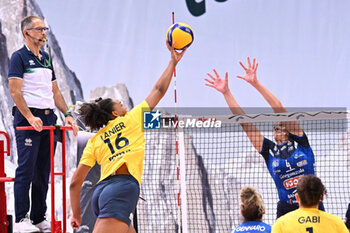 2024-09-20 - Actions of the game and players' images during the match between Prosecco Doc Imoco Conegliano – Igor Gorgonzola Novara match at Courmayeur Sport Center - 20th September 2024, during the Courmayeur Cup 24 - COURMAYEUR CUP - PROSECCO DOC IMOCO CONEGLIANO VS IGOR GORGONZOLA NOVARA - EVENTS - VOLLEYBALL