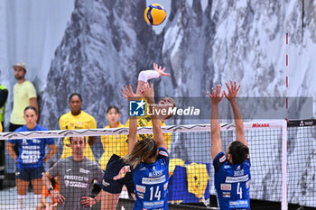 2024-09-20 - Actions of the game and players' images during the match between Prosecco Doc Imoco Conegliano – Igor Gorgonzola Novara match at Courmayeur Sport Center - 20th September 2024, during the Courmayeur Cup 24 - COURMAYEUR CUP - PROSECCO DOC IMOCO CONEGLIANO VS IGOR GORGONZOLA NOVARA - EVENTS - VOLLEYBALL