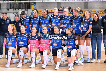 2024-09-20 - Team of Igor Novara during the match between Prosecco Doc Imoco Conegliano – Igor Gorgonzola Novara match at Courmayeur Sport Center - 20th September 2024, during the Courmayeur Cup 24 - COURMAYEUR CUP - PROSECCO DOC IMOCO CONEGLIANO VS IGOR GORGONZOLA NOVARA - EVENTS - VOLLEYBALL