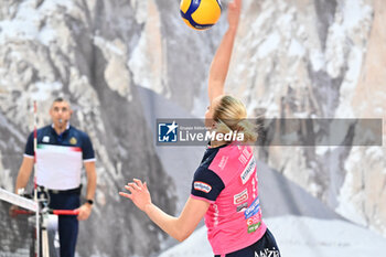 2024-09-21 - Actions of the game and players' images during the match between Savino Del Bene Scandicci and Igor Gorgonzola Novara match at Courmayeur Sport Center - 21th September 2024, during the Courmayeur Cup 24 - COURMAYEUR CUP - FINALE 3° POSTO - IGOR GORGONZOLA NOVARA VS SAVINO DEL BENE SCANDICCI - EVENTS - VOLLEYBALL