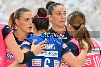 2024-09-21 - Actions of the game and players' images during the match between Savino Del Bene Scandicci and Igor Gorgonzola Novara match at Courmayeur Sport Center - 21th September 2024, during the Courmayeur Cup 24 - COURMAYEUR CUP - FINALE 3° POSTO - IGOR GORGONZOLA NOVARA VS SAVINO DEL BENE SCANDICCI - EVENTS - VOLLEYBALL