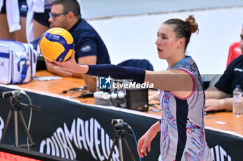 2024-09-21 - Actions of the game and players' images during the match between Savino Del Bene Scandicci and Igor Gorgonzola Novara match at Courmayeur Sport Center - 21th September 2024, during the Courmayeur Cup 24 - COURMAYEUR CUP - FINALE 3° POSTO - IGOR GORGONZOLA NOVARA VS SAVINO DEL BENE SCANDICCI - EVENTS - VOLLEYBALL