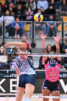 2024-09-21 - Actions of the game and players' images during the match between Savino Del Bene Scandicci and Igor Gorgonzola Novara match at Courmayeur Sport Center - 21th September 2024, during the Courmayeur Cup 24 - COURMAYEUR CUP - FINALE 3° POSTO - IGOR GORGONZOLA NOVARA VS SAVINO DEL BENE SCANDICCI - EVENTS - VOLLEYBALL