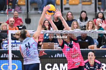 2024-09-21 - Actions of the game and players' images during the match between Savino Del Bene Scandicci and Igor Gorgonzola Novara match at Courmayeur Sport Center - 21th September 2024, during the Courmayeur Cup 24 - COURMAYEUR CUP - FINALE 3° POSTO - IGOR GORGONZOLA NOVARA VS SAVINO DEL BENE SCANDICCI - EVENTS - VOLLEYBALL