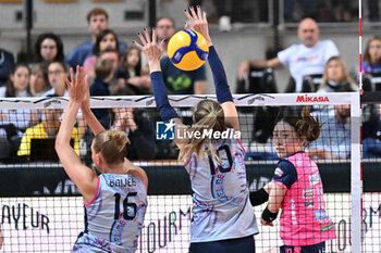 2024-09-21 - Actions of the game and players' images during the match between Savino Del Bene Scandicci and Igor Gorgonzola Novara match at Courmayeur Sport Center - 21th September 2024, during the Courmayeur Cup 24 - COURMAYEUR CUP - FINALE 3° POSTO - IGOR GORGONZOLA NOVARA VS SAVINO DEL BENE SCANDICCI - EVENTS - VOLLEYBALL