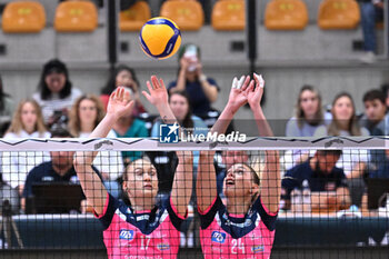 2024-09-21 - Actions of the game and players' images during the match between Savino Del Bene Scandicci and Igor Gorgonzola Novara match at Courmayeur Sport Center - 21th September 2024, during the Courmayeur Cup 24 - COURMAYEUR CUP - FINALE 3° POSTO - IGOR GORGONZOLA NOVARA VS SAVINO DEL BENE SCANDICCI - EVENTS - VOLLEYBALL