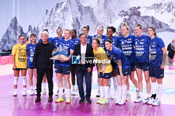 2024-09-21 - Actions of the game and players' images during the match between Numia Vero Volley Milano and Prosecco Doc Imoco Conegliano match at Courmayeur Sport Center - 21th September 2024, during the Courmayeur Cup 24 - COURMAYEUR CUP - FINALE 1° POSTO - PROSECCO DOC IMOCO CONEGLIANO VS VERO VOLLEY MILANO - EVENTS - VOLLEYBALL