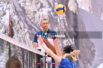 2024-09-21 - Actions of the game and players' images during the match between Numia Vero Volley Milano and Prosecco Doc Imoco Conegliano match at Courmayeur Sport Center - 21th September 2024, during the Courmayeur Cup 24 - COURMAYEUR CUP - FINALE 1° POSTO - PROSECCO DOC IMOCO CONEGLIANO VS VERO VOLLEY MILANO - EVENTS - VOLLEYBALL