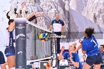 2024-09-21 - Actions of the game and players' images during the match between Numia Vero Volley Milano and Prosecco Doc Imoco Conegliano match at Courmayeur Sport Center - 21th September 2024, during the Courmayeur Cup 24 - COURMAYEUR CUP - FINALE 1° POSTO - PROSECCO DOC IMOCO CONEGLIANO VS VERO VOLLEY MILANO - EVENTS - VOLLEYBALL