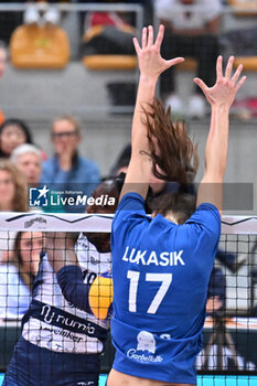 2024-09-21 - Actions of the game and players' images during the match between Numia Vero Volley Milano and Prosecco Doc Imoco Conegliano match at Courmayeur Sport Center - 21th September 2024, during the Courmayeur Cup 24 - COURMAYEUR CUP - FINALE 1° POSTO - PROSECCO DOC IMOCO CONEGLIANO VS VERO VOLLEY MILANO - EVENTS - VOLLEYBALL