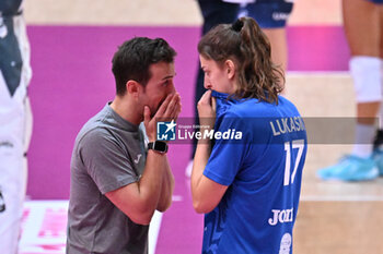 2024-09-21 - Actions of the game and players' images during the match between Numia Vero Volley Milano and Prosecco Doc Imoco Conegliano match at Courmayeur Sport Center - 21th September 2024, during the Courmayeur Cup 24 - COURMAYEUR CUP - FINALE 1° POSTO - PROSECCO DOC IMOCO CONEGLIANO VS VERO VOLLEY MILANO - EVENTS - VOLLEYBALL