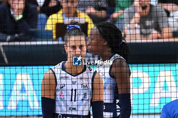 2024-09-21 - Actions of the game and players' images during the match between Numia Vero Volley Milano and Prosecco Doc Imoco Conegliano match at Courmayeur Sport Center - 21th September 2024, during the Courmayeur Cup 24 - COURMAYEUR CUP - FINALE 1° POSTO - PROSECCO DOC IMOCO CONEGLIANO VS VERO VOLLEY MILANO - EVENTS - VOLLEYBALL