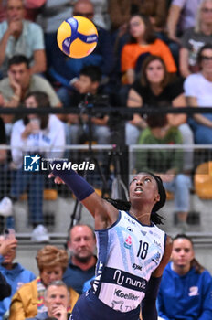 2024-09-21 - Actions of the game and players' images during the match between Numia Vero Volley Milano and Prosecco Doc Imoco Conegliano match at Courmayeur Sport Center - 21th September 2024, during the Courmayeur Cup 24 - COURMAYEUR CUP - FINALE 1° POSTO - PROSECCO DOC IMOCO CONEGLIANO VS VERO VOLLEY MILANO - EVENTS - VOLLEYBALL