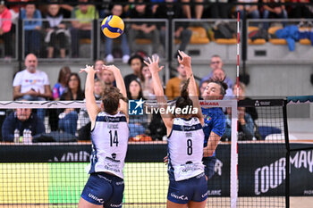 2024-09-21 - Actions of the game and players' images during the match between Numia Vero Volley Milano and Prosecco Doc Imoco Conegliano match at Courmayeur Sport Center - 21th September 2024, during the Courmayeur Cup 24 - COURMAYEUR CUP - FINALE 1° POSTO - PROSECCO DOC IMOCO CONEGLIANO VS VERO VOLLEY MILANO - EVENTS - VOLLEYBALL