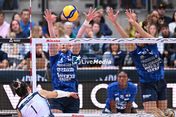 2024-09-21 - Actions of the game and players' images during the match between Numia Vero Volley Milano and Prosecco Doc Imoco Conegliano match at Courmayeur Sport Center - 21th September 2024, during the Courmayeur Cup 24 - COURMAYEUR CUP - FINALE 1° POSTO - PROSECCO DOC IMOCO CONEGLIANO VS VERO VOLLEY MILANO - EVENTS - VOLLEYBALL