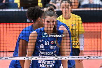 2024-09-21 - Actions of the game and players' images during the match between Numia Vero Volley Milano and Prosecco Doc Imoco Conegliano match at Courmayeur Sport Center - 21th September 2024, during the Courmayeur Cup 24 - COURMAYEUR CUP - FINALE 1° POSTO - PROSECCO DOC IMOCO CONEGLIANO VS VERO VOLLEY MILANO - EVENTS - VOLLEYBALL