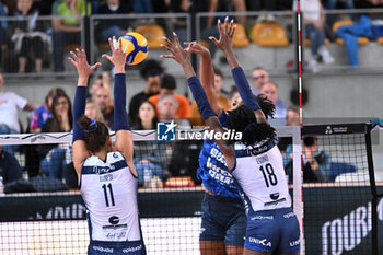 2024-09-21 - Actions of the game and players' images during the match between Numia Vero Volley Milano and Prosecco Doc Imoco Conegliano match at Courmayeur Sport Center - 21th September 2024, during the Courmayeur Cup 24 - COURMAYEUR CUP - FINALE 1° POSTO - PROSECCO DOC IMOCO CONEGLIANO VS VERO VOLLEY MILANO - EVENTS - VOLLEYBALL