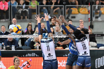 2024-09-21 - Actions of the game and players' images during the match between Numia Vero Volley Milano and Prosecco Doc Imoco Conegliano match at Courmayeur Sport Center - 21th September 2024, during the Courmayeur Cup 24 - COURMAYEUR CUP - FINALE 1° POSTO - PROSECCO DOC IMOCO CONEGLIANO VS VERO VOLLEY MILANO - EVENTS - VOLLEYBALL