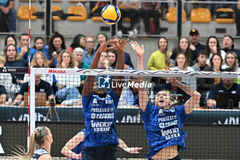 2024-09-21 - Actions of the game and players' images during the match between Numia Vero Volley Milano and Prosecco Doc Imoco Conegliano match at Courmayeur Sport Center - 21th September 2024, during the Courmayeur Cup 24 - COURMAYEUR CUP - FINALE 1° POSTO - PROSECCO DOC IMOCO CONEGLIANO VS VERO VOLLEY MILANO - EVENTS - VOLLEYBALL