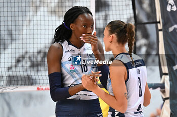 2024-09-21 - Actions of the game and players' images during the match between Numia Vero Volley Milano and Prosecco Doc Imoco Conegliano match at Courmayeur Sport Center - 21th September 2024, during the Courmayeur Cup 24 - COURMAYEUR CUP - FINALE 1° POSTO - PROSECCO DOC IMOCO CONEGLIANO VS VERO VOLLEY MILANO - EVENTS - VOLLEYBALL