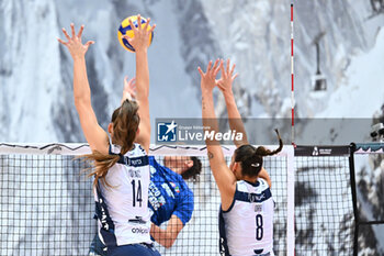 2024-09-21 - Actions of the game and players' images during the match between Numia Vero Volley Milano and Prosecco Doc Imoco Conegliano match at Courmayeur Sport Center - 21th September 2024, during the Courmayeur Cup 24 - COURMAYEUR CUP - FINALE 1° POSTO - PROSECCO DOC IMOCO CONEGLIANO VS VERO VOLLEY MILANO - EVENTS - VOLLEYBALL