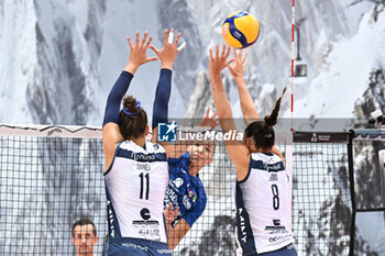 2024-09-21 - Actions of the game and players' images during the match between Numia Vero Volley Milano and Prosecco Doc Imoco Conegliano match at Courmayeur Sport Center - 21th September 2024, during the Courmayeur Cup 24 - COURMAYEUR CUP - FINALE 1° POSTO - PROSECCO DOC IMOCO CONEGLIANO VS VERO VOLLEY MILANO - EVENTS - VOLLEYBALL