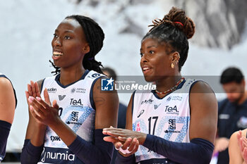 2024-09-21 - Actions of the game and players' images during the match between Numia Vero Volley Milano and Prosecco Doc Imoco Conegliano match at Courmayeur Sport Center - 21th September 2024, during the Courmayeur Cup 24 - COURMAYEUR CUP - FINALE 1° POSTO - PROSECCO DOC IMOCO CONEGLIANO VS VERO VOLLEY MILANO - EVENTS - VOLLEYBALL