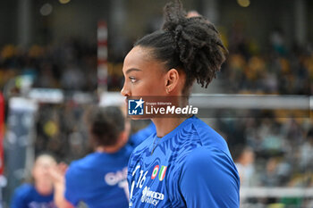 2024-09-21 - Actions of the game and players' images during the match between Numia Vero Volley Milano and Prosecco Doc Imoco Conegliano match at Courmayeur Sport Center - 21th September 2024, during the Courmayeur Cup 24 - COURMAYEUR CUP - FINALE 1° POSTO - PROSECCO DOC IMOCO CONEGLIANO VS VERO VOLLEY MILANO - EVENTS - VOLLEYBALL