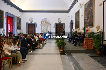 2024-09-16 - During the press conference to present the WEVZA Cup 2024, 16 September 2024 at the Sala della Protomoteca, Piazza del Campidoglio, Rome, Italy. - WEVZA CUP WOMEN - PRESS CONFERENCE - EVENTS - VOLLEYBALL