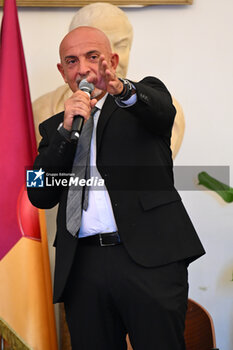 2024-09-16 - Cesare Pizzuto during the press conference to present the WEVZA Cup 2024, 16 September 2024 at the Sala della Protomoteca, Piazza del Campidoglio, Rome, Italy. - WEVZA CUP WOMEN - PRESS CONFERENCE - EVENTS - VOLLEYBALL