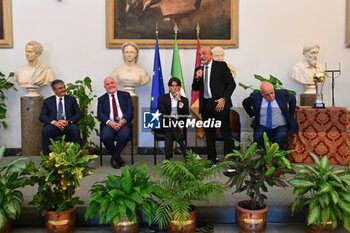 2024-09-16 - Cesare Pizzuto during the press conference to present the WEVZA Cup 2024, 16 September 2024 at the Sala della Protomoteca, Piazza del Campidoglio, Rome, Italy. - WEVZA CUP WOMEN - PRESS CONFERENCE - EVENTS - VOLLEYBALL