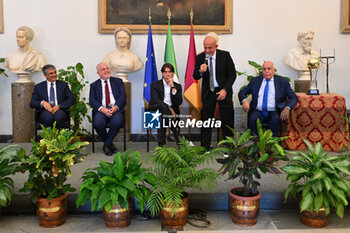 2024-09-16 - Cesare Pizzuto during the press conference to present the WEVZA Cup 2024, 16 September 2024 at the Sala della Protomoteca, Piazza del Campidoglio, Rome, Italy. - WEVZA CUP WOMEN - PRESS CONFERENCE - EVENTS - VOLLEYBALL