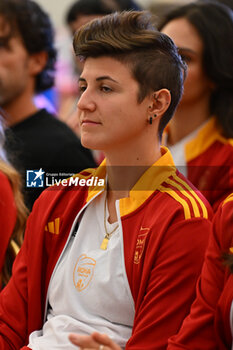 2024-09-16 - Giulia Melli during the press conference to present the WEVZA Cup 2024, 16 September 2024 at the Sala della Protomoteca, Piazza del Campidoglio, Rome, Italy. - WEVZA CUP WOMEN - PRESS CONFERENCE - EVENTS - VOLLEYBALL