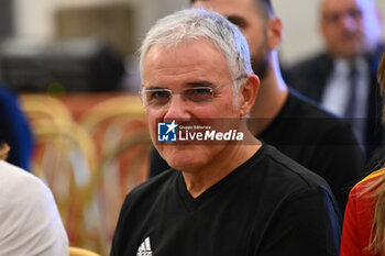 2024-09-16 - Giuseppe Cuccarini during the press conference to present the WEVZA Cup 2024, 16 September 2024 at the Sala della Protomoteca, Piazza del Campidoglio, Rome, Italy. - WEVZA CUP WOMEN - PRESS CONFERENCE - EVENTS - VOLLEYBALL