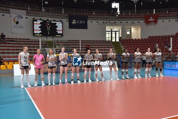 22/09/2024 - Terville Florange team during CEV Volleyball Challenge Cup 2025 Women – Zonal Prequalification Round WEVZA CUP – Finals 3rd and 4th place - between Beziers Volley and Terville Florange OC at Palazzetto dello Sport on September 22, 2024 in Rome, Italy - WEVZA CUP WOMEN - FINALE 3° POSTO - BEZIERS VB VS TERVILLE FLORANGE - EVENTI - VOLLEY