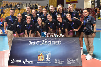 2024-09-22 - during CEV Volleyball Challenge Cup 2025 Women – Zonal Prequalification Round WEVZA CUP – Finals 1st and 2nd place - between Roma Volley and CD Heidelberg Wolkswagen at Palazzetto dello Sport on September 22, 2024 in Rome, Italy - WEVZA CUP WOMEN - FINALE 1° POSTO - ROMA VOLLEY VS CD HEIDELBERG - EVENTS - VOLLEYBALL