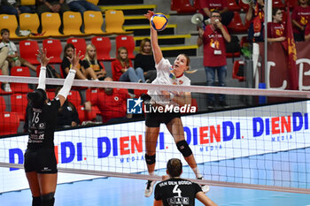 2024-09-22 - Gabriela Orvosova of Roma Volley Club during CEV Volleyball Challenge Cup 2025 Women – Zonal Prequalification Round WEVZA CUP – Finals 1st and 2nd place - between Roma Volley and CD Heidelberg Wolkswagen at Palazzetto dello Sport on September 22, 2024 in Rome, Italy. - WEVZA CUP WOMEN - FINALE 1° POSTO - ROMA VOLLEY VS CD HEIDELBERG - EVENTS - VOLLEYBALL