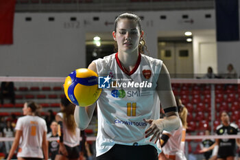 2024-09-22 - Marie Scholzel of Roma Volley Club during CEV Volleyball Challenge Cup 2025 Women – Zonal Prequalification Round WEVZA CUP – Finals 1st and 2nd place - between Roma Volley and CD Heidelberg Wolkswagen at Palazzetto dello Sport on September 22, 2024 in Rome, Italy. - WEVZA CUP WOMEN - FINALE 1° POSTO - ROMA VOLLEY VS CD HEIDELBERG - EVENTS - VOLLEYBALL