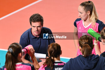 2024-09-19 - Robin De Bont of Volleyball Academy during the day 2 of the CEV Volleyball Challenge Cup 2025 Women - Prequalification Round WEVZA CUP between Volley Academy Bulach vs Terville Florange OC at the Palazzetto dello Sport on September 19, 2024 in Rome, Italy. - WEVZA CUP WOMEN - VOLLEYBALL ACADEMY BULACH VS TERVILLE FLORANGE OC - INTERNATIONALS - VOLLEYBALL