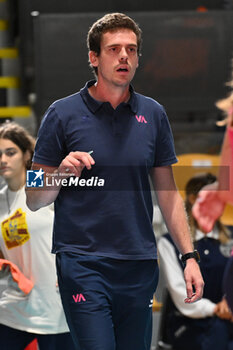 2024-09-19 - Robin De Bont of Volleyball Academy during the day 2 of the CEV Volleyball Challenge Cup 2025 Women - Prequalification Round WEVZA CUP between Volley Academy Bulach vs Terville Florange OC at the Palazzetto dello Sport on September 19, 2024 in Rome, Italy. - WEVZA CUP WOMEN - VOLLEYBALL ACADEMY BULACH VS TERVILLE FLORANGE OC - INTERNATIONALS - VOLLEYBALL