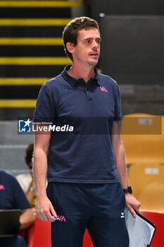 2024-09-19 - Robin De Bont of Volleyball Academy during the day 2 of the CEV Volleyball Challenge Cup 2025 Women - Prequalification Round WEVZA CUP between Volley Academy Bulach vs Terville Florange OC at the Palazzetto dello Sport on September 19, 2024 in Rome, Italy. - WEVZA CUP WOMEN - VOLLEYBALL ACADEMY BULACH VS TERVILLE FLORANGE OC - INTERNATIONALS - VOLLEYBALL