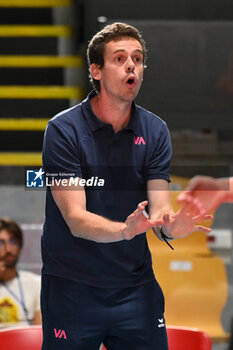 2024-09-19 - Robin De Bont of Volleyball Academy during the day 2 of the CEV Volleyball Challenge Cup 2025 Women - Prequalification Round WEVZA CUP between Volley Academy Bulach vs Terville Florange OC at the Palazzetto dello Sport on September 19, 2024 in Rome, Italy. - WEVZA CUP WOMEN - VOLLEYBALL ACADEMY BULACH VS TERVILLE FLORANGE OC - INTERNATIONALS - VOLLEYBALL