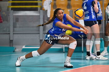 2024-09-19 - Biamba Kabengele of Terville Florange OC in action during the day 2 of the CEV Volleyball Challenge Cup 2025 Women - Prequalification Round WEVZA CUP between Volley Academy Bulach vs Terville Florange OC at the Palazzetto dello Sport on September 19, 2024 in Rome, Italy. - WEVZA CUP WOMEN - VOLLEYBALL ACADEMY BULACH VS TERVILLE FLORANGE OC - INTERNATIONALS - VOLLEYBALL