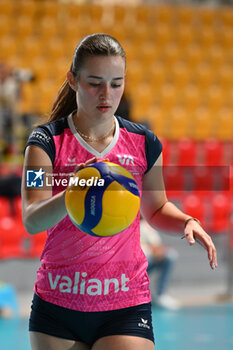 2024-09-19 - Robin De Bont of Volleyball Academy during the day 2 of the CEV Volleyball Challenge Cup 2025 Women - Prequalification Round WEVZA CUP between Volley Academy Bulach vs Terville Florange OC at the Palazzetto dello Sport on September 19, 2024 in Rome, Italy. - WEVZA CUP WOMEN - VOLLEYBALL ACADEMY BULACH VS TERVILLE FLORANGE OC - INTERNATIONALS - VOLLEYBALL